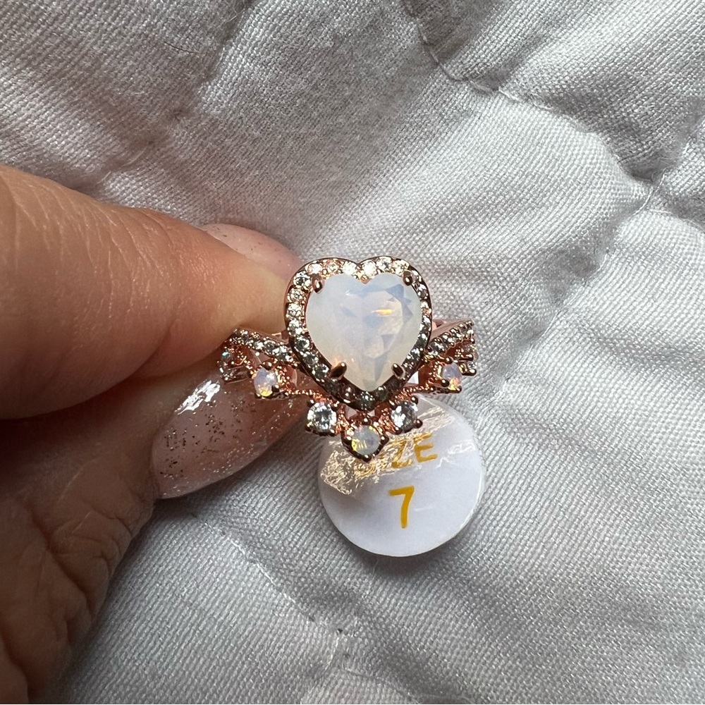 Bomb Party Hearts on Fire Ring